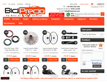 Tablet Screenshot of biciprecio.com